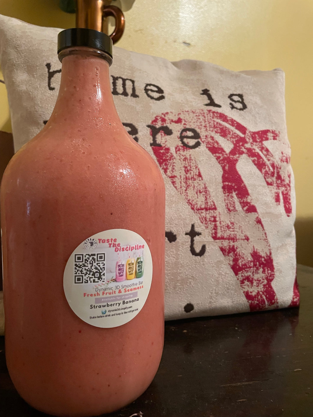 1/2 Gallon Strawberry Banana Seamoss Smoothie